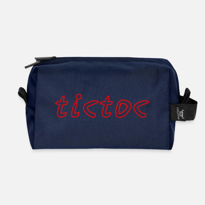 tictoc - Recycelte Kulturtasche - Navy