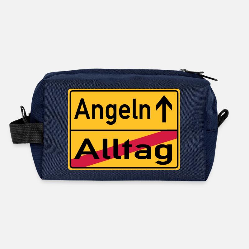 Alltag - Angeln - Ortsschild Recycelte Kulturtasche