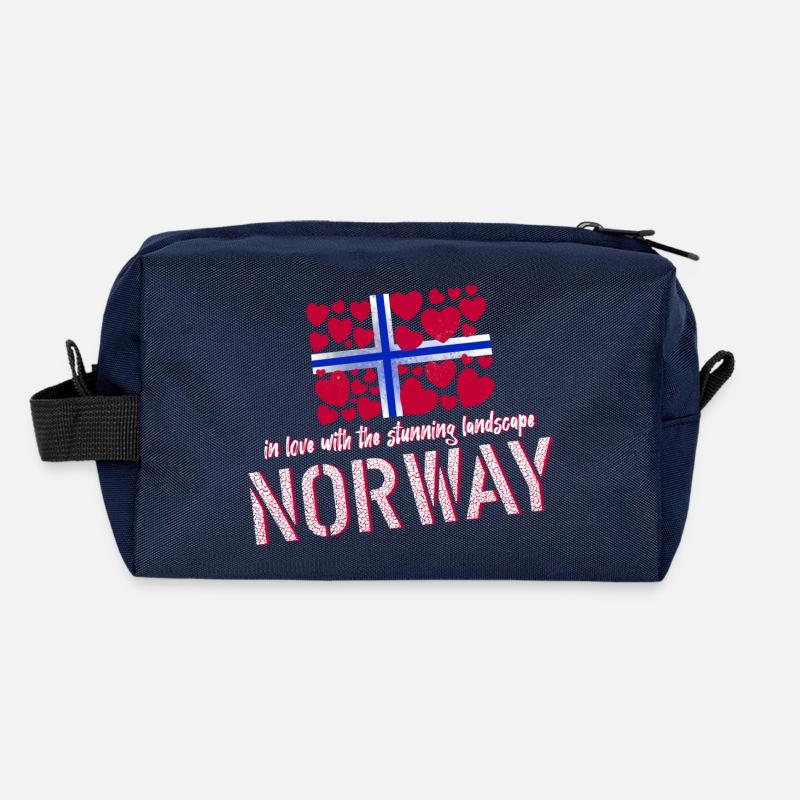 Norway norge Recycled Toiletry Zip Bag
