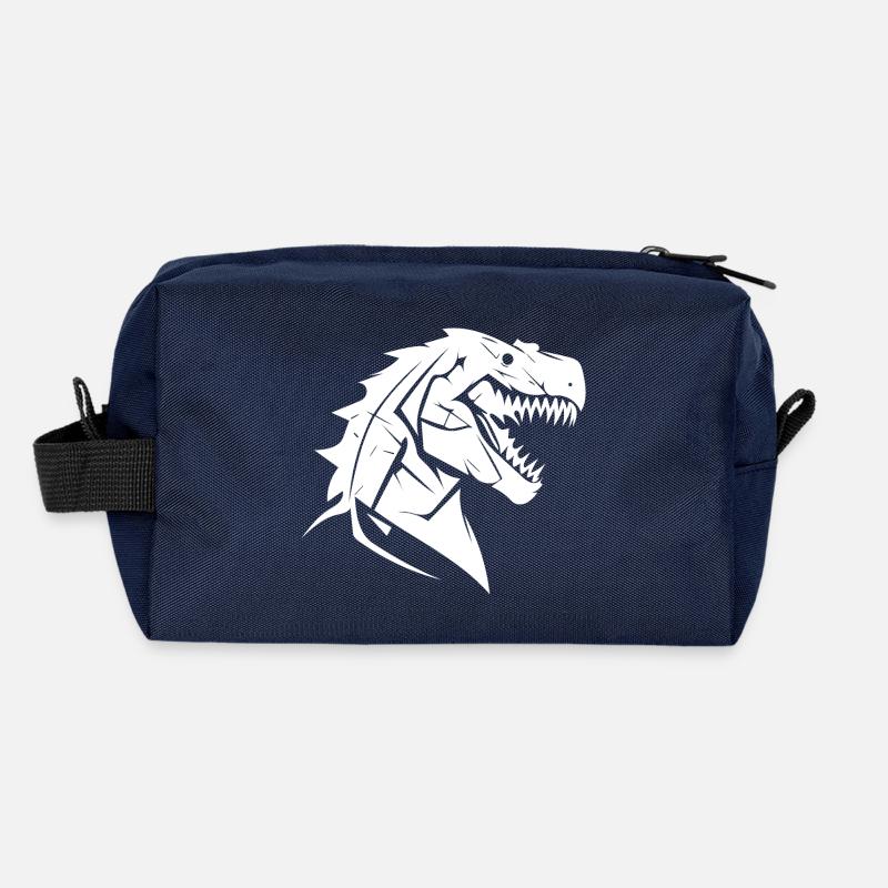 Grimmiger T-Rex Dinosaurier Tattoo Design Recycelte Kulturtasche