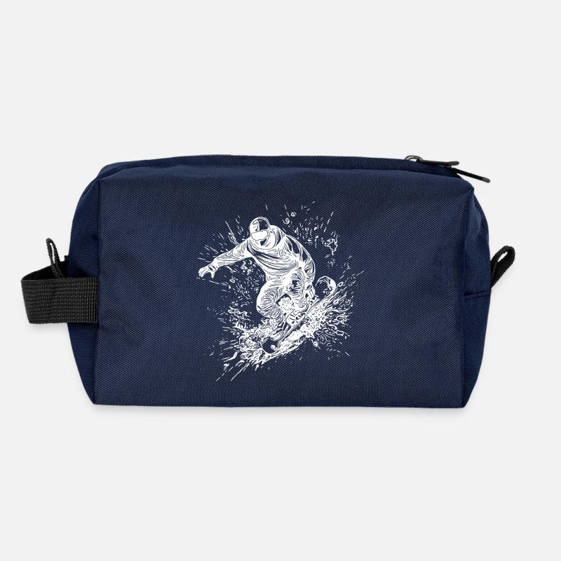 Cooler Bergsport Jump Style Snowboard Move Recycelte Kulturtasche