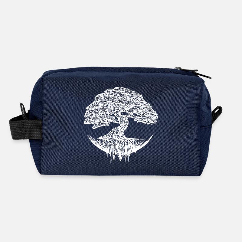 Elegant bonsai tree Recycled Toiletry Zip Bag