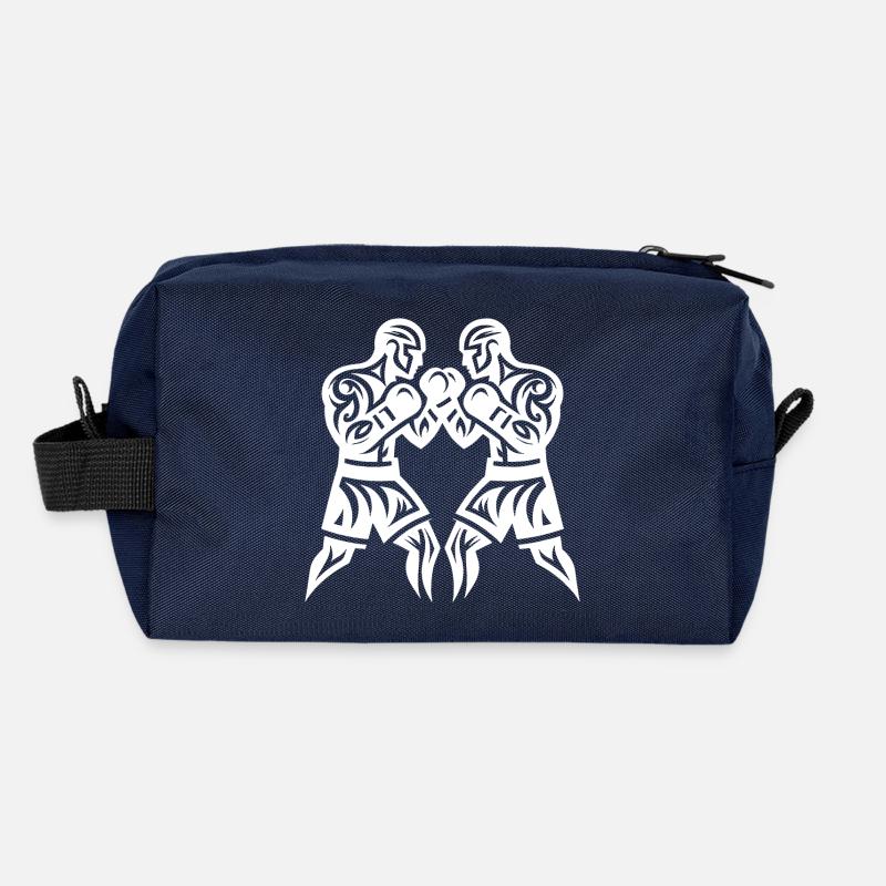 Fist Boxer Tattoo Fighter Sparring Style Trousse de toilette en tissu recyclé