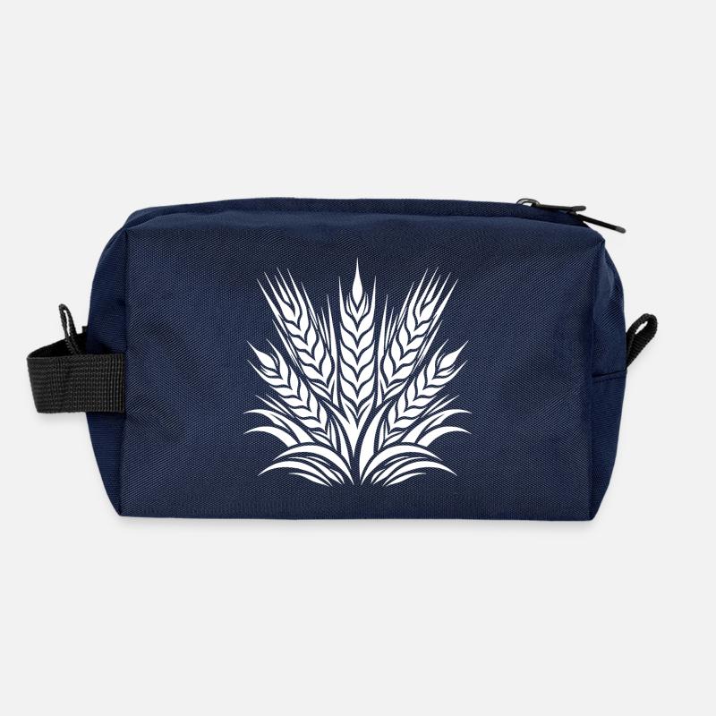 Tatouage Grain Épis Trousse de toilette en tissu recyclé
