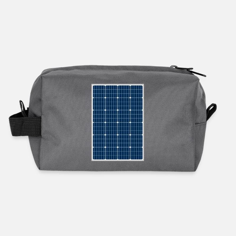 Solar cell, photovoltaic, solar energy, solar panel Recycled Toiletry Zip Bag