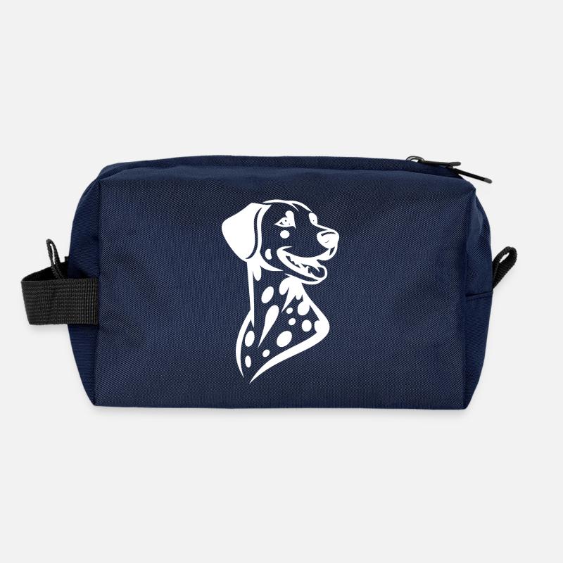 Proud Dalmatian Elegant Dog Portrait Recycled Toiletry Zip Bag