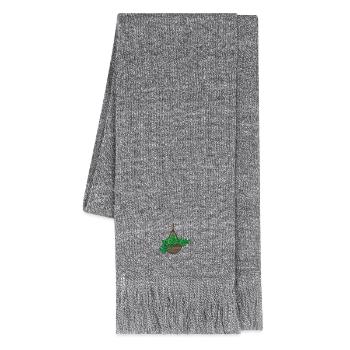 Indoor plant - Knitted Scarf - heather grey - Right