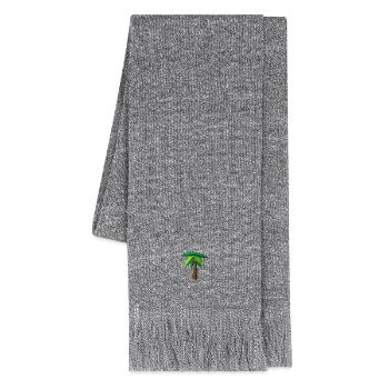 Palm - Strickschal - Grau meliert - Rechts