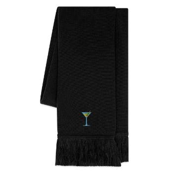 Cocktail - Strickschal - Schwarz - Rechts