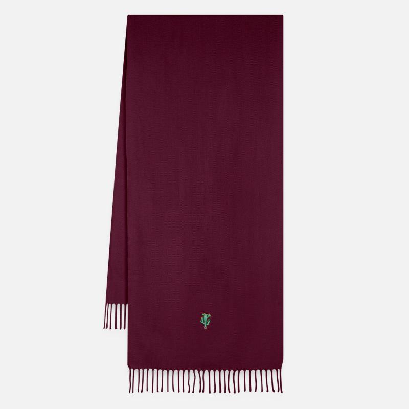 Cactus 1 - Écharpe oversize - bordeaux
