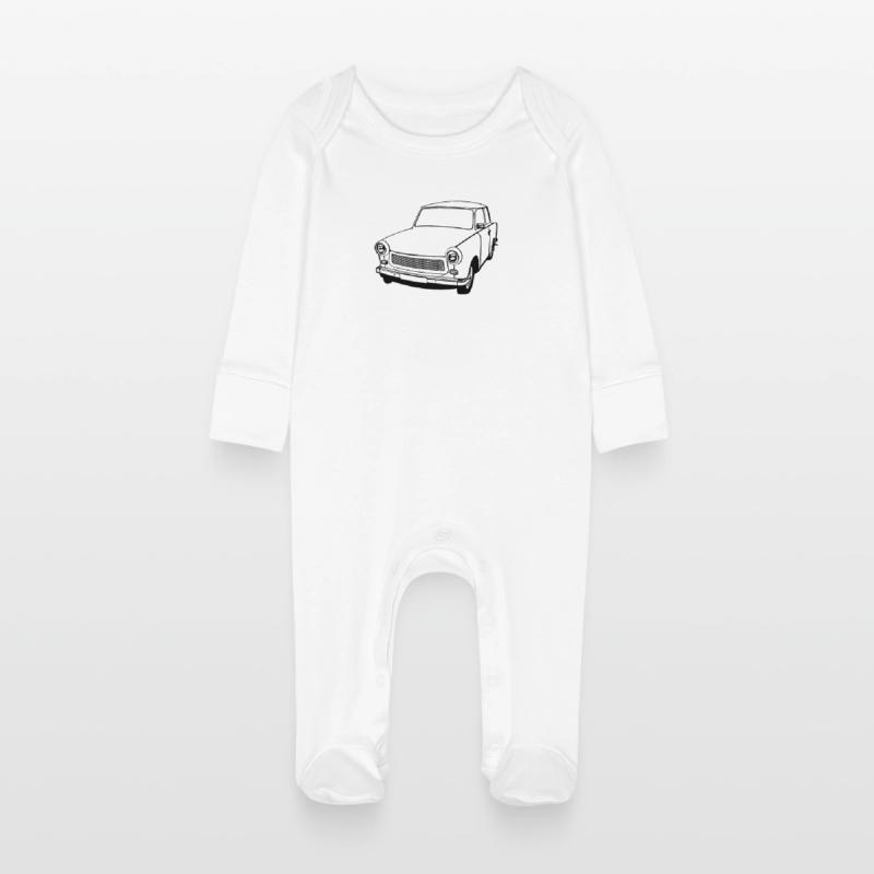  , Ostalgie , DDR Kult , Oldtimer (25) Baby Bio-Schlafanzug mit Kratzhandschuhen