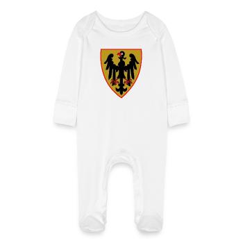 Saint Empire romain germanique - Grenouillère bio avec gants Bébé - blanc - Devant