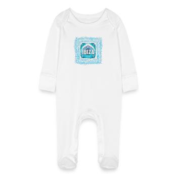 Ibiza Electronics Art Design - Grenouillère bio avec gants Bébé - blanc - Devant