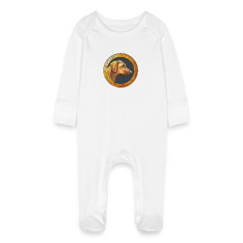Rhodesian Ridgeback - Grenouillère bio avec gants Bébé - blanc - Devant