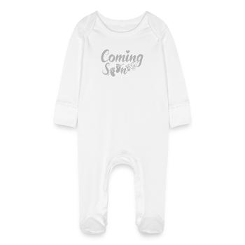À venir - Grenouillère bio avec gants Bébé - blanc - Devant