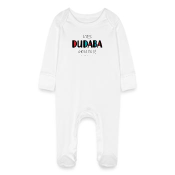 J’avais l’habitude d’hésiter - Grenouillère bio avec gants Bébé - blanc - Devant