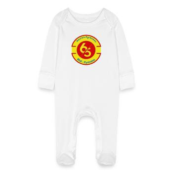 Hautes-Pyrénées - Grenouillère bio avec gants Bébé - blanc - Devant