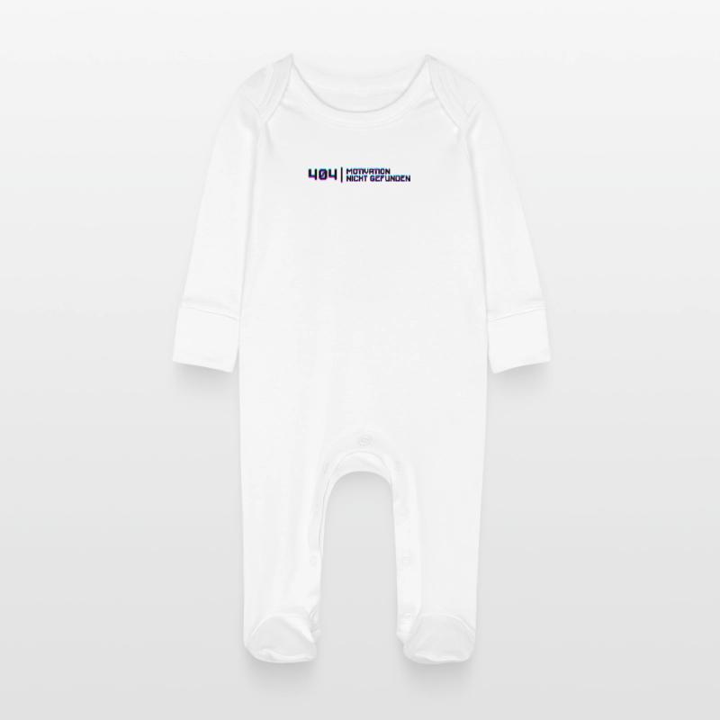 Developer Code Debug Statement Entwickler Dev Baby Organic Sleepsuit with Scratch Mitts