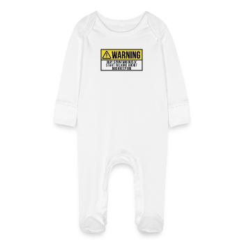 comptable - Grenouillère bio avec gants Bébé - blanc - Devant