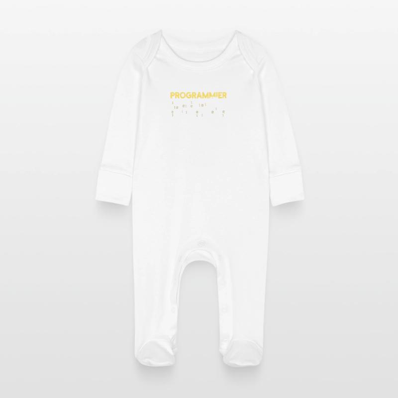 Developer Statement Coden Skripting Webentwickler Baby Bio-Schlafanzug mit Kratzhandschuhen