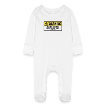 clarinette - Grenouillère bio avec gants Bébé - blanc - Devant