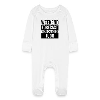 Judo - Baby Organic Sleepsuit with Scratch Mitts - white - Front