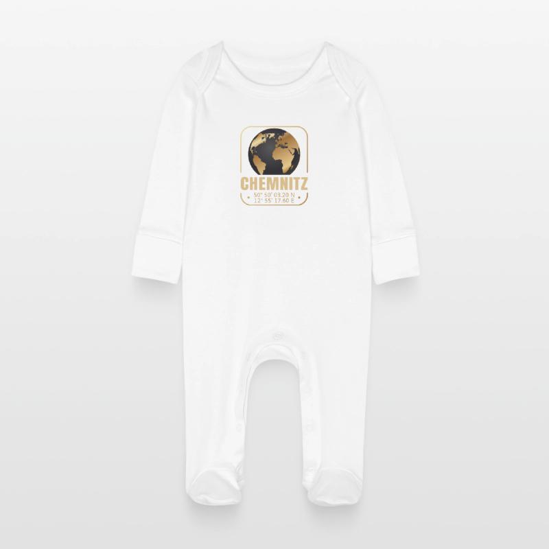 Chemnitz Baby Bio-Schlafanzug mit Kratzhandschuhen