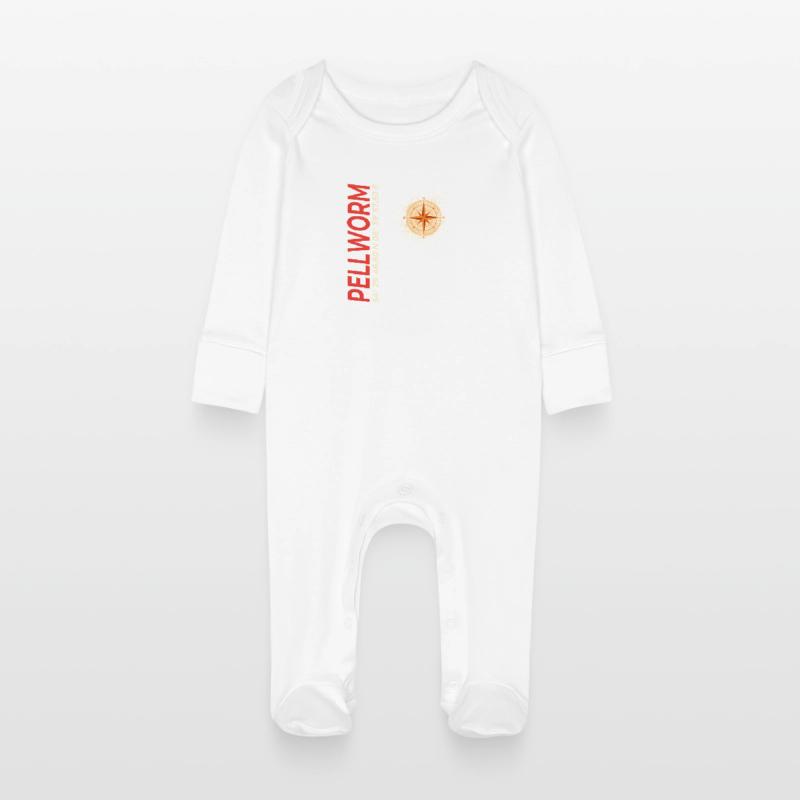 Pellworm Baby Bio-Schlafanzug mit Kratzhandschuhen