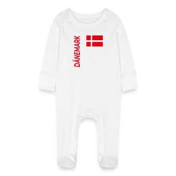 Odense - Grenouillère bio avec gants Bébé - blanc - Devant