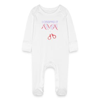 Chimie Chimiste Professeur de chimie - Grenouillère bio avec gants Bébé - blanc - Devant
