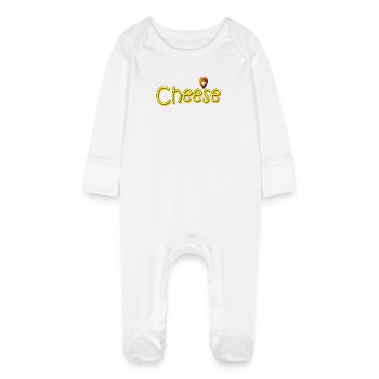 fromage - Grenouillère bio avec gants Bébé - blanc - Devant