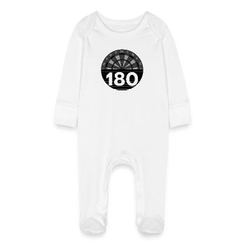 cible - Grenouillère bio avec gants Bébé - blanc - Devant