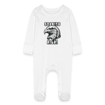 Aigle Royal Soaring High Liberté - Grenouillère bio avec gants Bébé - blanc - Devant