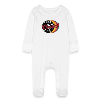 Greatest Hits 1986 - Baby Organic Sleepsuit with Scratch Mitts - white - Front