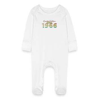 60th Anniversary Limited Edition (SCR) 06/1966 - Baby Organic Sleepsuit with Scratch Mitts - white - Front