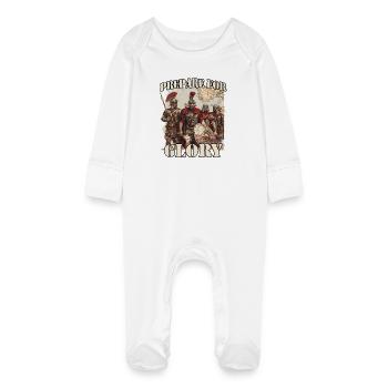 Elite Praetorian Soldiers Roman Elite Cohort - Baby Organic Sleepsuit with Scratch Mitts - white - Front