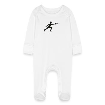 Fencer - Baby Organic Sleepsuit with Scratch Mitts - white - Front