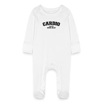 Varsity Arch – Kardiologieabteilung - Baby Bio-Schlafanzug mit Kratzhandschuhen - Weiß - Vorne