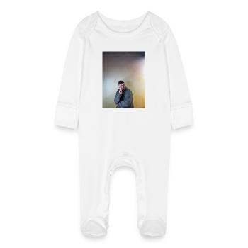 Tom Erik Risanger - Grenouillère bio avec gants Bébé - blanc - Devant