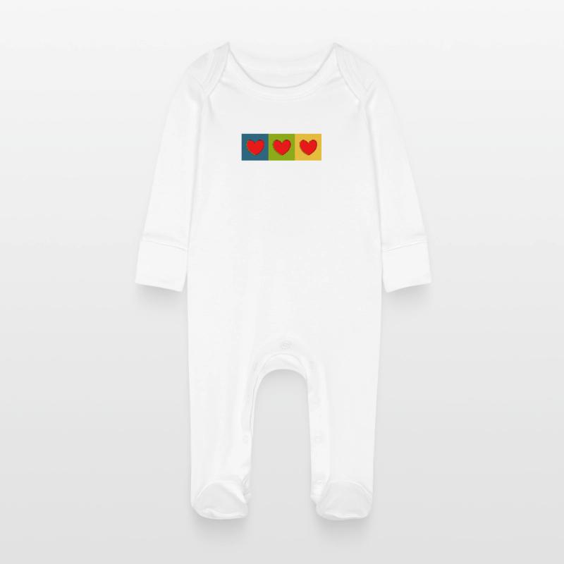 Muttertags Geschenk Mutter Muttertag Geschenkidee  Baby Bio-Schlafanzug mit Kratzhandschuhen
