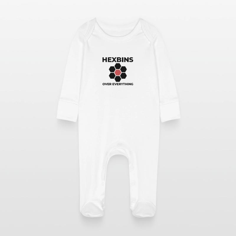 Hexbins Data Visualization GIS Mapping Spatial Baby Organic Sleepsuit with Scratch Mitts