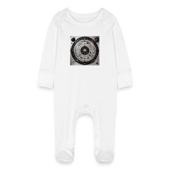Galaxy's Edge - Interstellar Dartboard - Baby Organic Sleepsuit with Scratch Mitts - white - Front