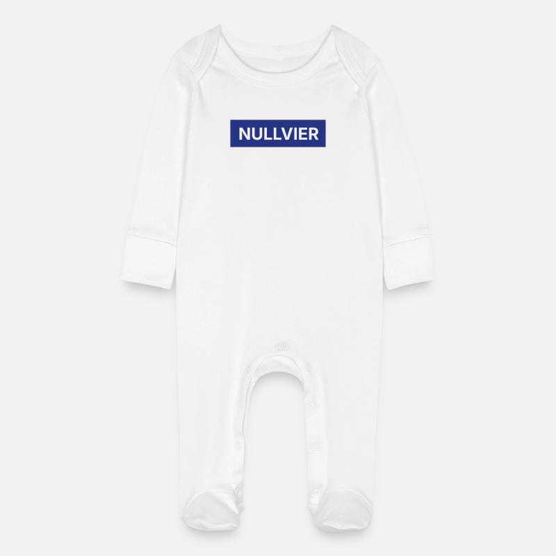 Logo de la boîte Nullvier - Grenouillère bio avec gants Bébé - blanc