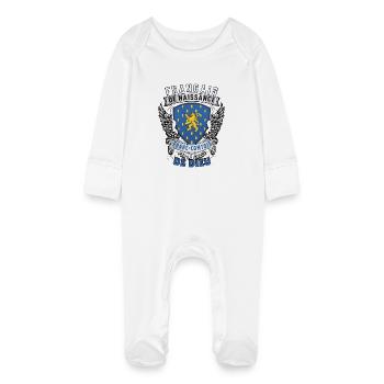 Franc-Comtois Grâce Dieu - Grenouillère bio avec gants Bébé - blanc - Devant