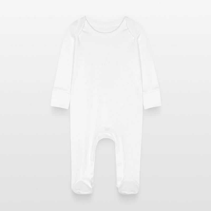 Programmer Evolution Computer Scientist Developer Baby Organic Sleepsuit with Scratch Mitts