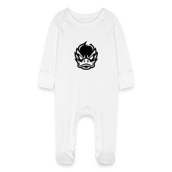 VOUS REGARDEZ - Grenouillère bio avec gants Bébé - blanc - Devant