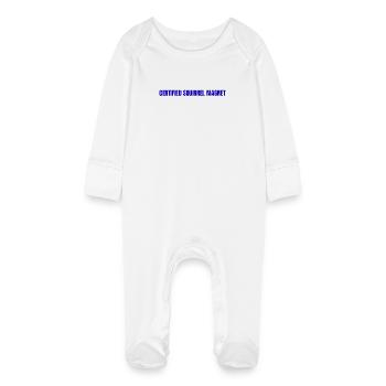 Unique - Baby Organic Sleepsuit with Scratch Mitts - white - Front