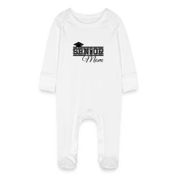 Senior 2023 Maman Fière Maman de Diplômé - Grenouillère bio avec gants Bébé - blanc - Devant