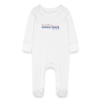Schoolchild 2025 - Baby Organic Sleepsuit with Scratch Mitts - white - Front
