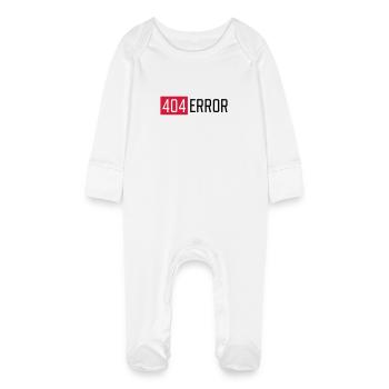 404 ERROR - Grenouillère bio avec gants Bébé - blanc - Devant